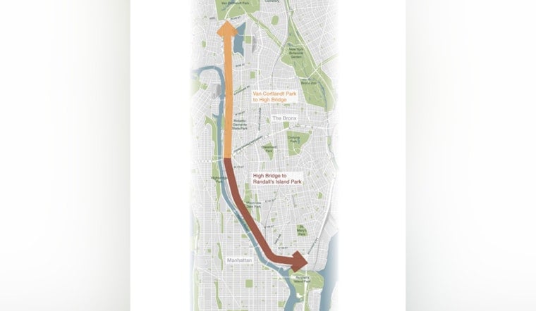 FDNY Brass Slams Bronx Harlem River Greenway Over One-Way Block
