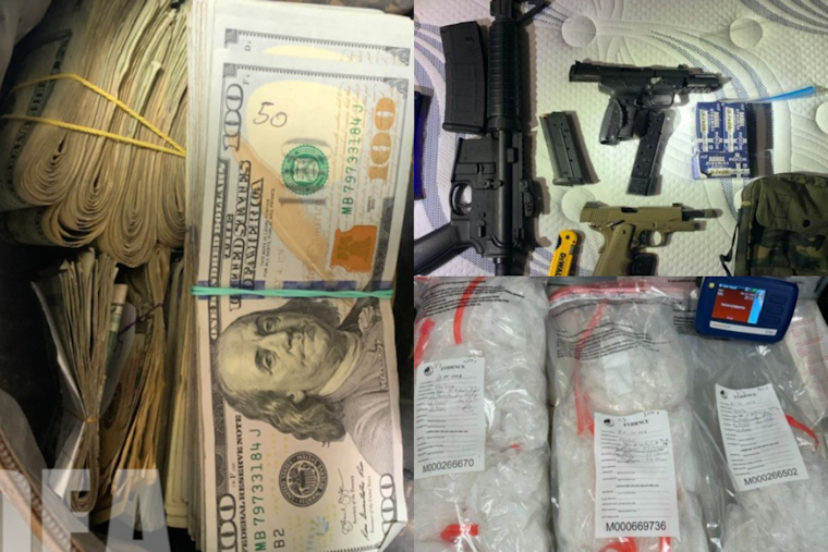Feds Say Portland Traffic Stop Turned Up 17 Pounds Of Meth, Cash And Guns