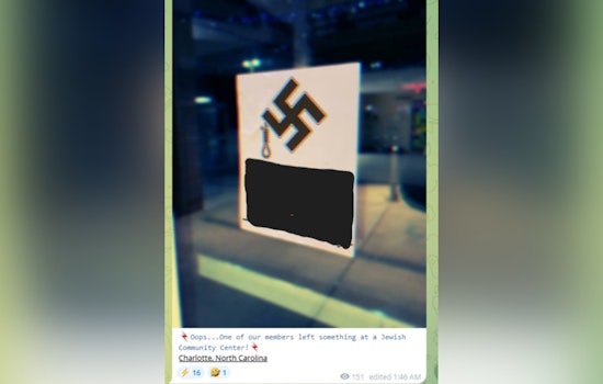 Feds Say S.C. Suspect Plastered Nazi Hate Flyers Across Charlotte Jewish Hub