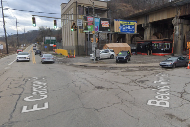 Felony Fugitive Slams Into South Side Shop, Vanishes By Mon River