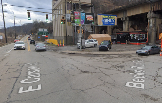Felony Fugitive Slams Into South Side Shop, Vanishes By Mon River