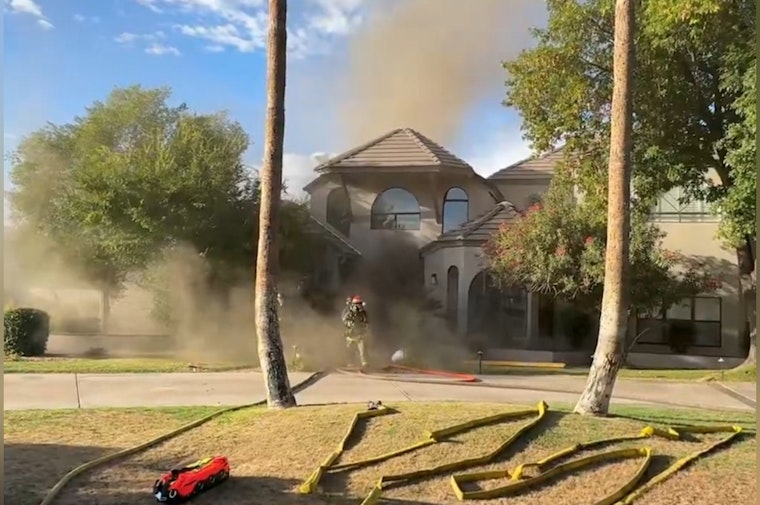 First-Alarm Blaze Jolts Paradise Valley As Phoenix, Scottsdale Crews Race In