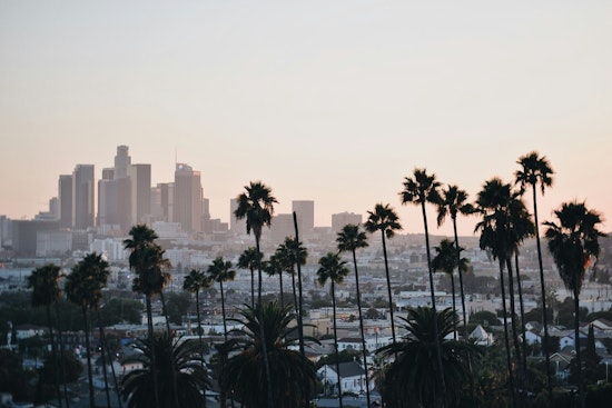 Fog, High Surf And Gloomy Commutes Grip Downtown L.A. Morning