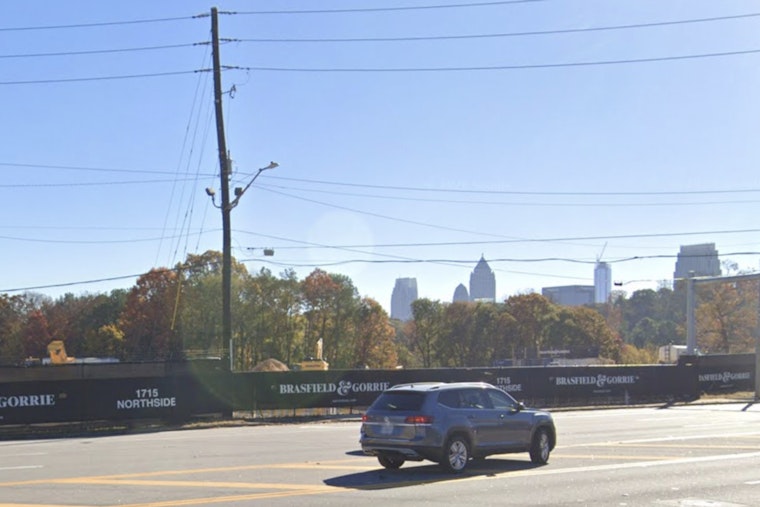 Former Strip Club Site Sprouts Pension Tower Over Atlanta I-75
