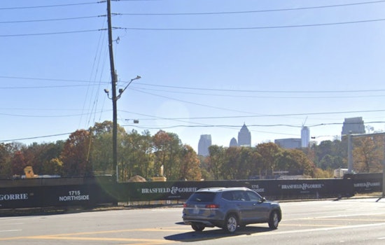 Former Strip Club Site Sprouts Pension Tower Over Atlanta I-75