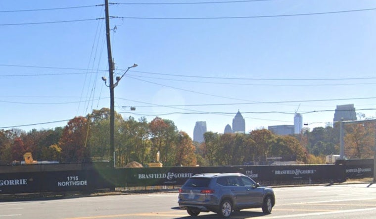 Former Strip Club Site Sprouts Pension Tower Over Atlanta I-75