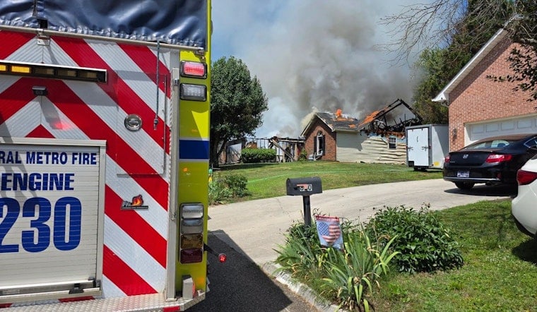 Garage Blaze Engulfs North Knox Home On Whitesburg Road