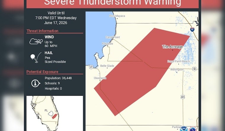 Glades On Edge As Fierce Storm Warning Targets The Acreage, Lake Okeechobee Towns