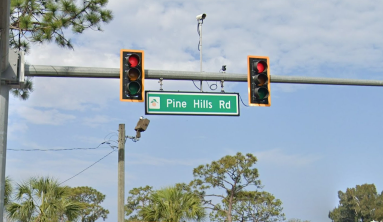 Gold Tesla Cybercab Stuns Drivers On Orlando's Pine Hills Road
