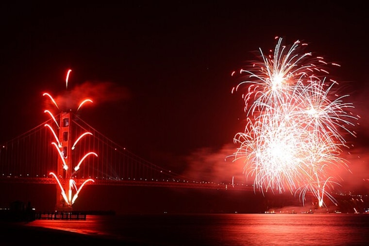 Golden Gate Goes Boom as July 4 Fireworks Shut Down Span