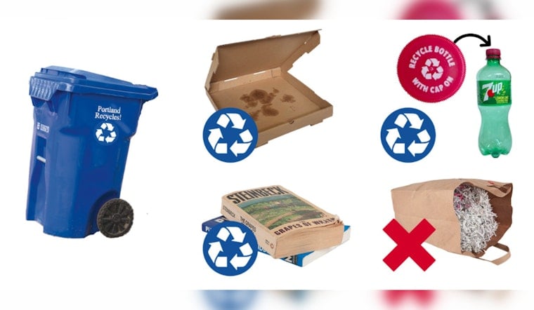 Greasy Pizza Boxes In, Shredded Paper Out as Portland Reboots Recycling Rules