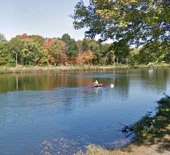Grim Charles River Discovery Near Brighton's Artesani Park