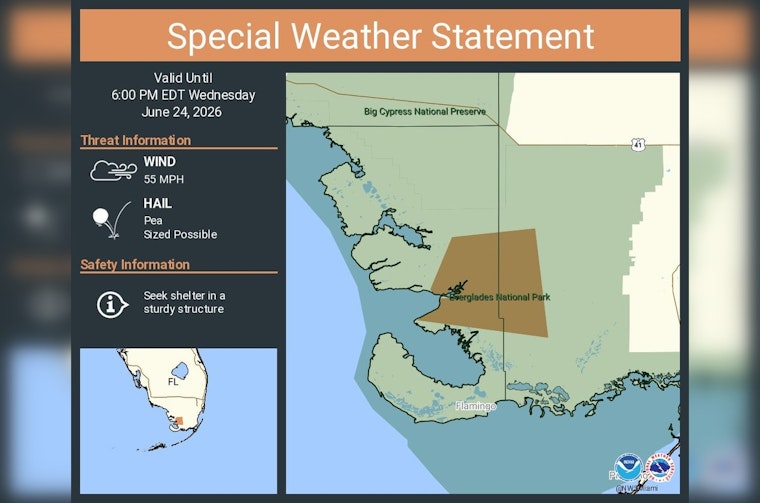 Hail-Bearing Pop-Up Storms Slam Keys As NWS Sounds Monroe County Alarm