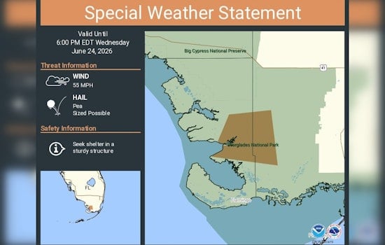 Hail-Bearing Pop-Up Storms Slam Keys As NWS Sounds Monroe County Alarm