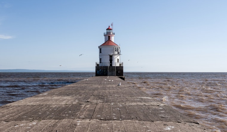 Harbor In The Dark After Brazen Wisconsin Point Lighthouse Heist