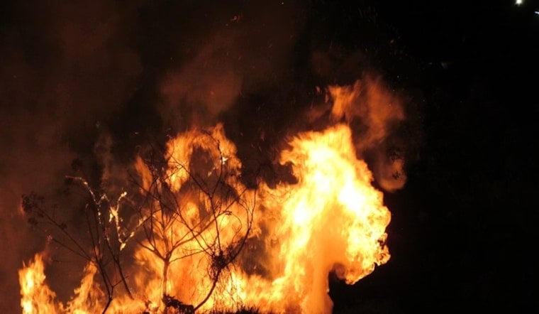 Harmony Ridge Erupts As Wildfire Ignites Nevada County Foothills