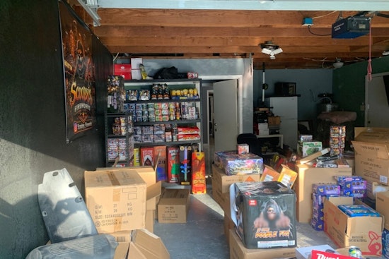 Harris County Fire Raid Nabs Massive Backyard Fireworks Stash