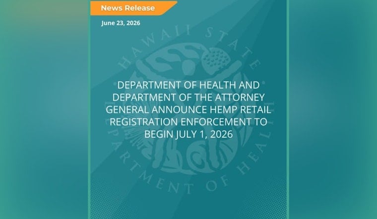 Hawaii Puts Hemp Shops On Notice As July 1 Crackdown Hits