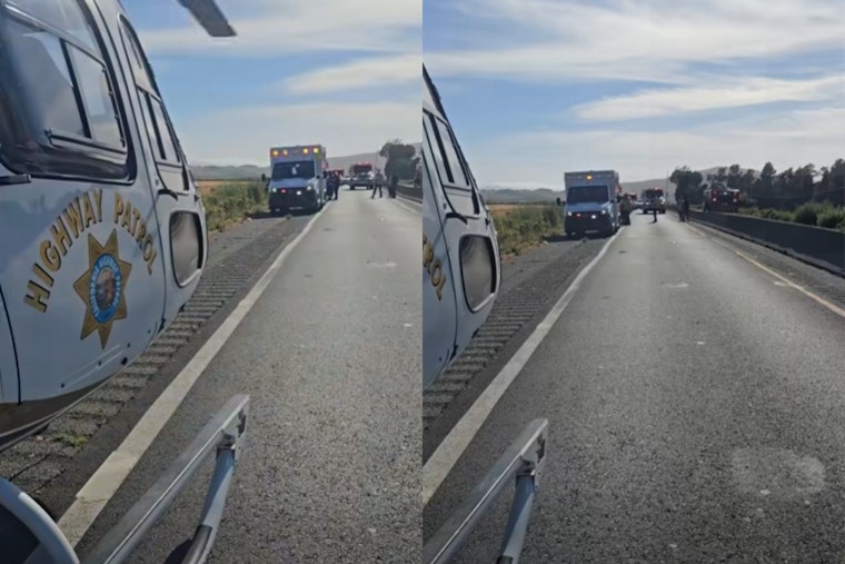 Highway 37 Chaos: Medevac Chopper Rushes In After Sonoma Crash