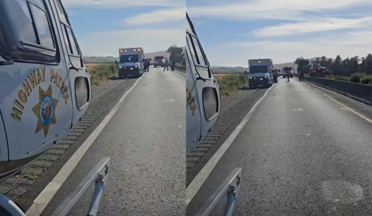 Highway 37 Chaos: Medevac Chopper Rushes In After Sonoma Crash