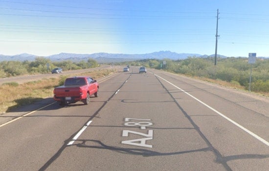 Highway Fireball Near Fountain Hills Torches Desert, Chokes SR 87