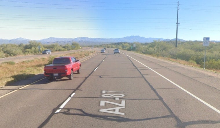 Highway Fireball Near Fountain Hills Torches Desert, Chokes SR 87
