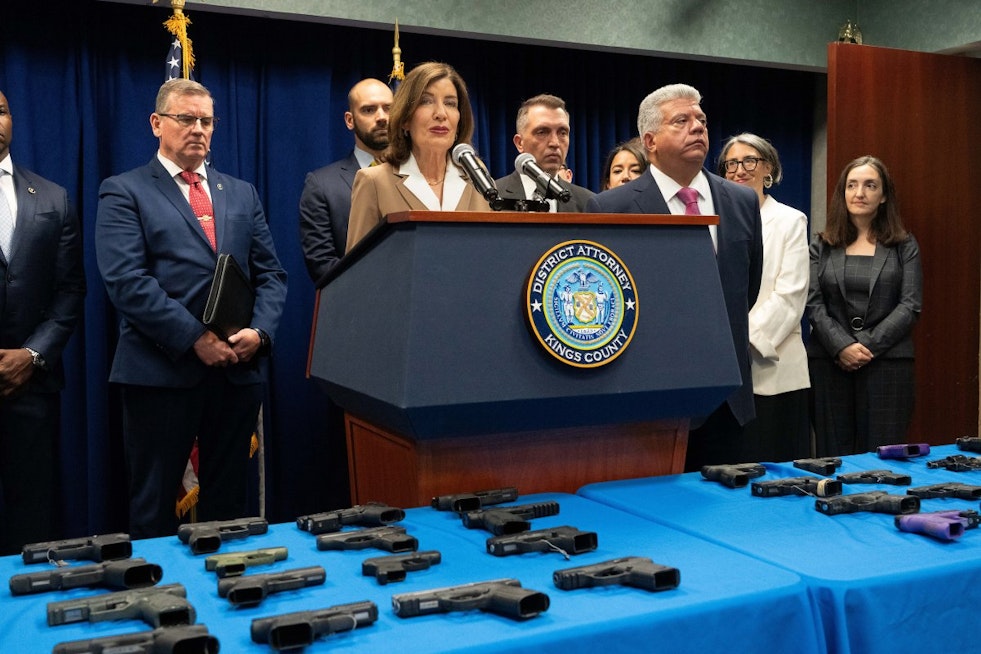 Hochul Hypes Brooklyn Gang Takedown With Borough’s Top Prosecutor