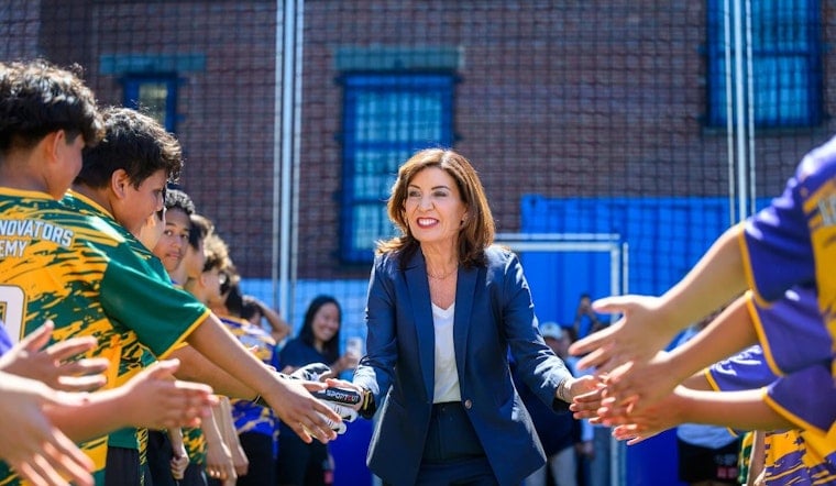 Hochul Kicks Off $6 Million Soccer Field Blitz From Brooklyn