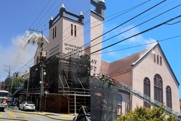 Holy Smoke: One-Alarm Church Blaze Snarls California and Broderick