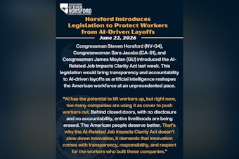 Horsford To Bosses: Tell Vegas Workers When AI Steals Their Jobs