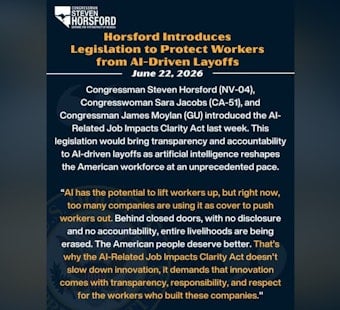 Horsford To Bosses: Tell Vegas Workers When AI Steals Their Jobs