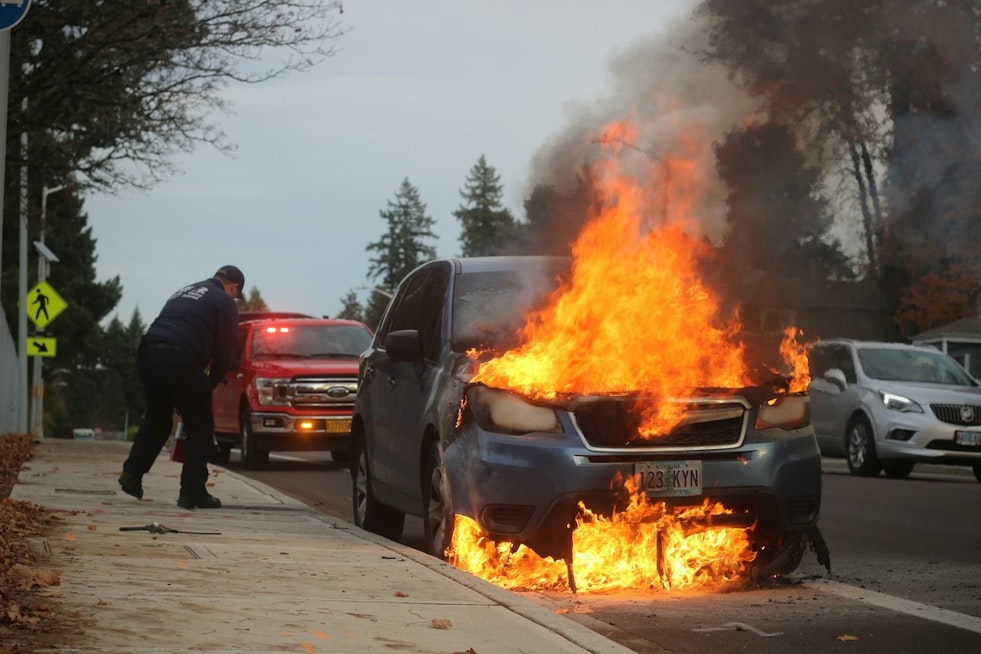 Humboldt Park Block Erupts In Pre-Dawn Car Fire Chaos