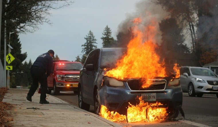 Humboldt Park Block Erupts In Pre-Dawn Car Fire Chaos