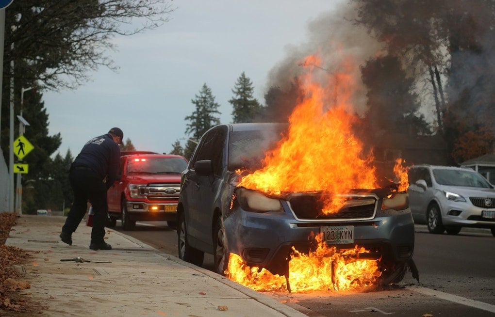 Humboldt Park Block Erupts In Pre-Dawn Car Fire Chaos