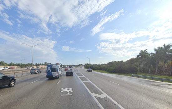 I-95 Rear-End Crash Wrecks BSO Cruiser Near Ives Dairy, Injures Deputy And Driver