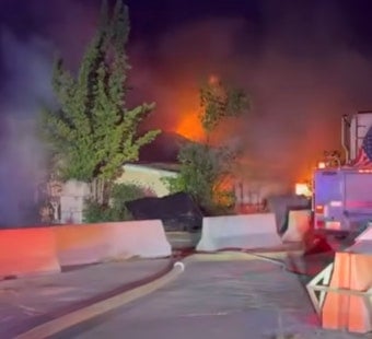 Inferno Rips Through Empty Whipple Road Eyesore In Union City