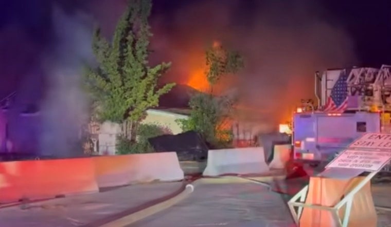 Inferno Rips Through Empty Whipple Road Eyesore In Union City