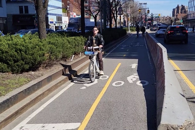 Jersey Barriers Take On Chaos In Downtown Brooklyn Bike Freeway