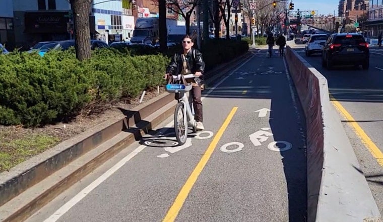 Jersey Barriers Take On Chaos In Downtown Brooklyn Bike Freeway