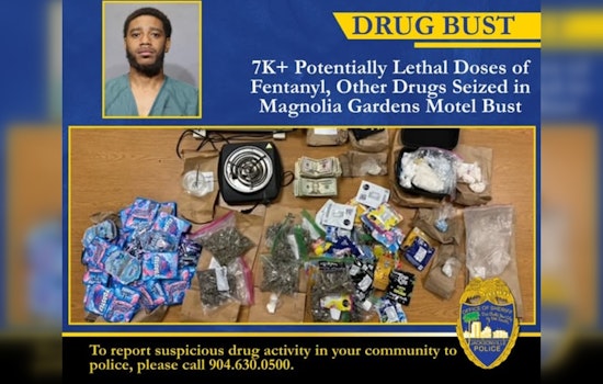Magnolia Gardens Motel Bust Yields 7,400 Fentanyl Doses, Cops Say