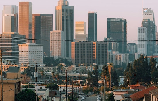 June Gloom Clings To Downtown L.A. As Afternoon Winds Kick Up
