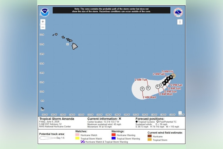 Kauai On Alert As Amanda Swirls Offshore And Officials Push Storm Prep Photos