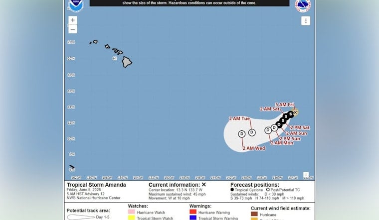 Kauai On Alert As Amanda Swirls Offshore And Officials Push Storm Prep Photos