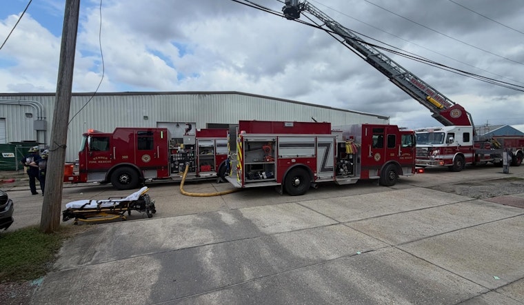 Kenner Crews Rush To Commercial Blaze On Danville Street