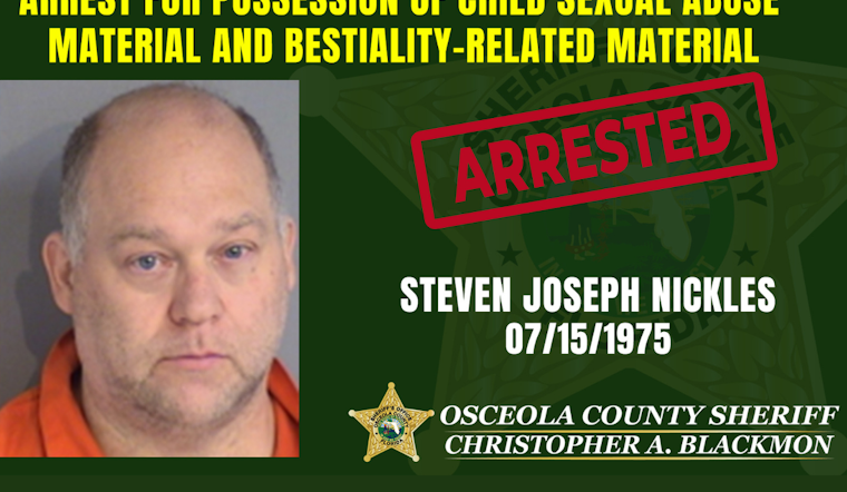 Kissimmee Man Arrested On CSAM And Bestiality Charges