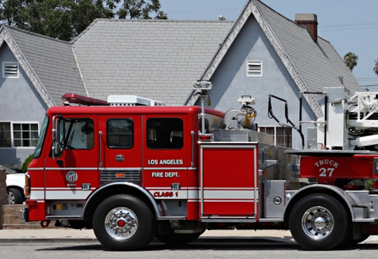 LAFD Knocks Down Westlake Structure Fire