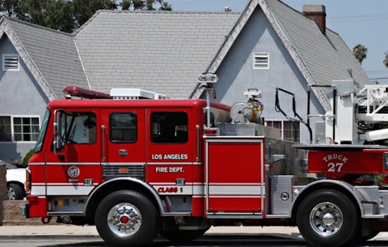 LAFD Knocks Down Westlake Structure Fire