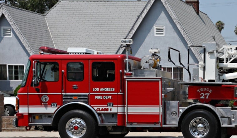 LAFD Knocks Down Westlake Structure Fire