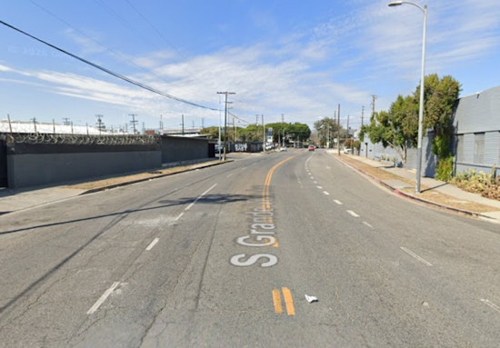 LAFD Responds To Railroad Car Fire In Boyle Heights