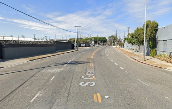 LAFD Responds To Railroad Car Fire In Boyle Heights